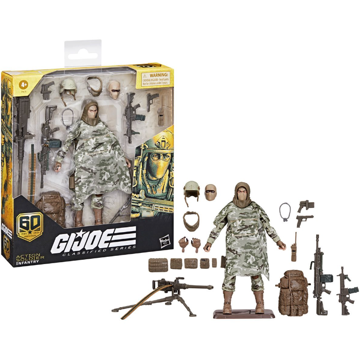 Sold out - G.I. Joe Classified Series 60th Anniversary 6-Inch Action Soldier Infantry - Damaged Box