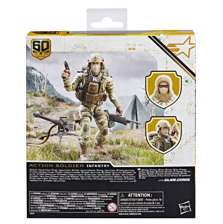 Sold out - G.I. Joe Classified Series 60th Anniversary 6-Inch Action Soldier Infantry - Damaged Box