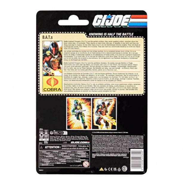 PRE-ORDER for Dec 25 - G.I. Joe Classified Series Retro Cardback B.A.T.