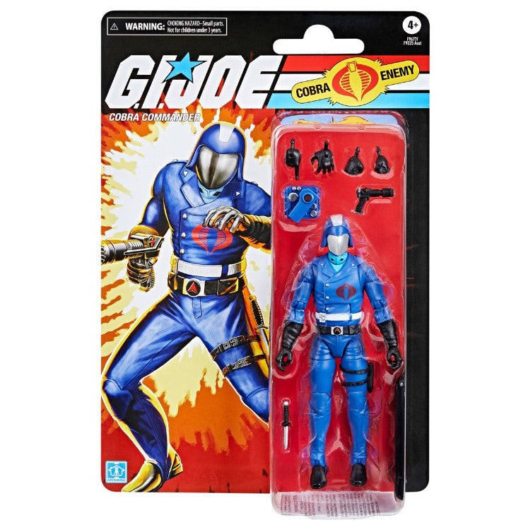Sold Out - G.I. Joe Classified Series Retro Card Cobra Commander Vac Metal
