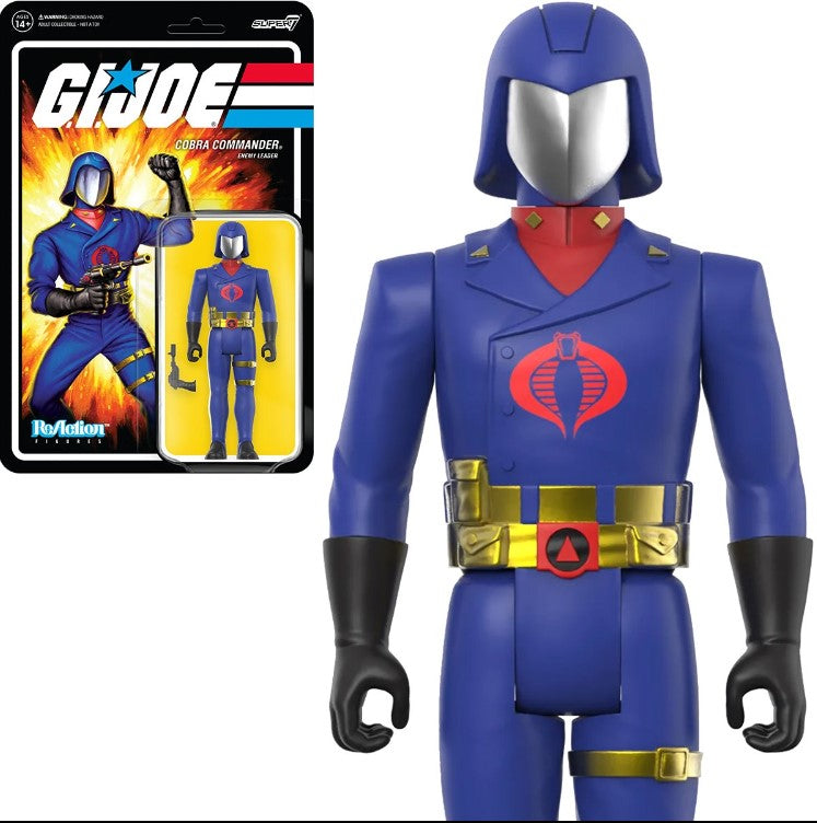 Sale - G.I. Joe Cobra Commander Navy ReAction Figure