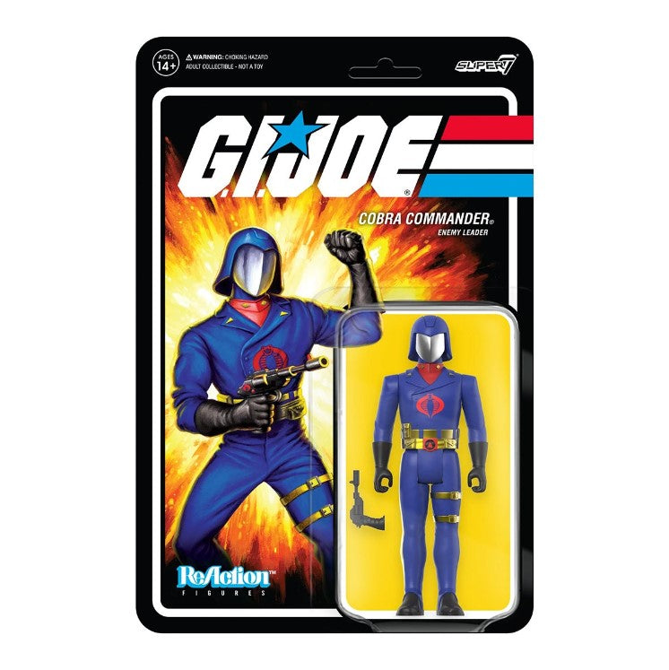 Sale - G.I. Joe Cobra Commander Navy ReAction Figure
