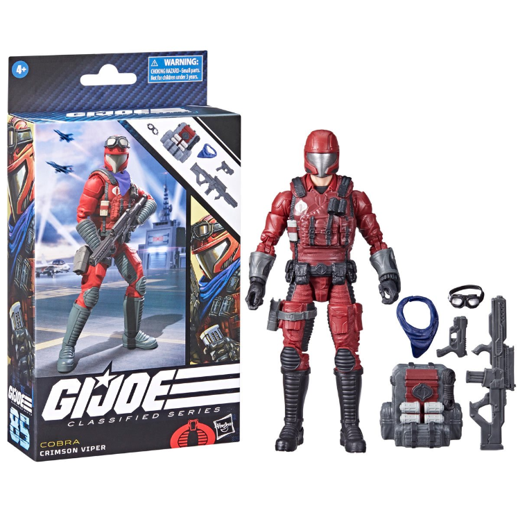 G.I. Joe Classified Series Cobra Crimson Viper 6-Inch Action Figure