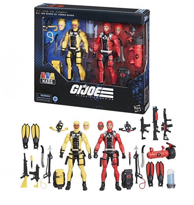 Sold Out - G.I. Joe Classified Series: #169 G.I. Joe Diver Vs. Cobra Diver