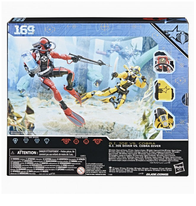 Sold Out - G.I. Joe Classified Series: #169 G.I. Joe Diver Vs. Cobra Diver
