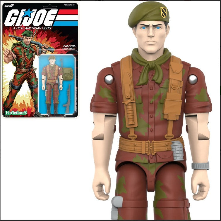 Sold Out - G.I. Joe Lt. Falcon 3 3/4-Inch ReAction+ Figure
