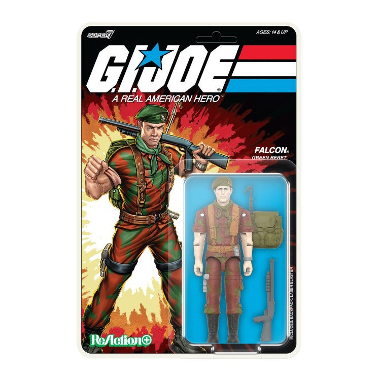 Sold Out - G.I. Joe Lt. Falcon 3 3/4-Inch ReAction+ Figure