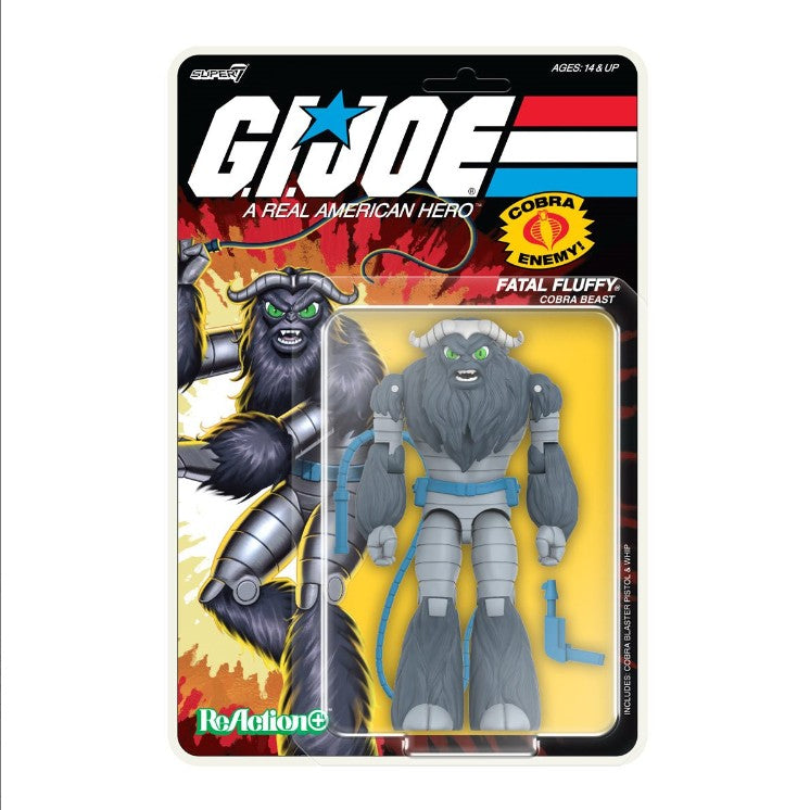 Sold out - G.I. Joe Reaction+ Fatal Fluffy 3.75" O-Ring Figure