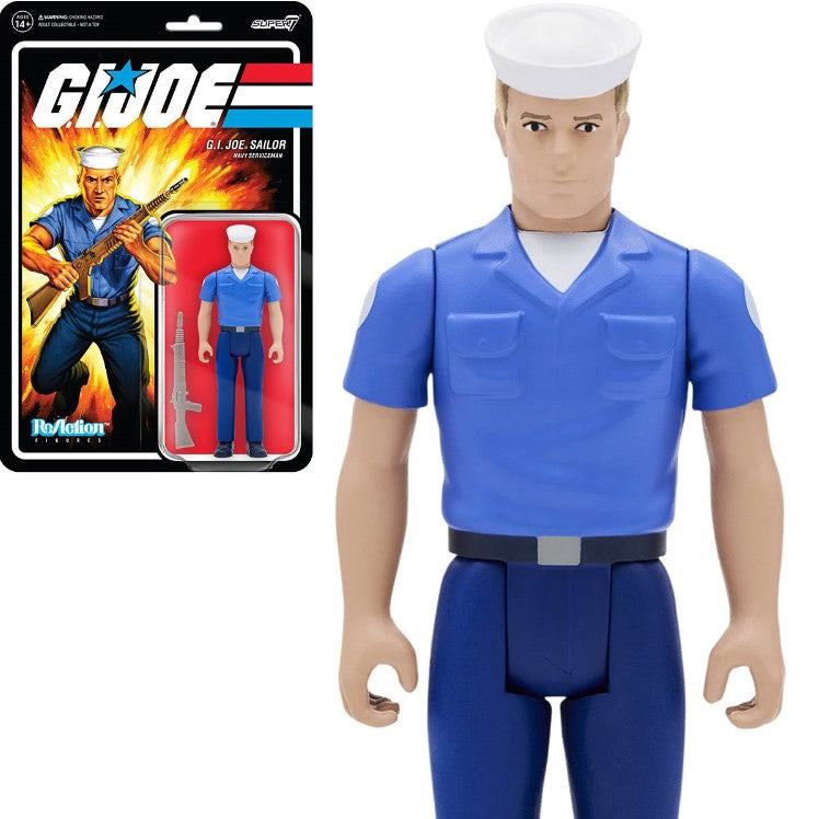 Sold out - G.I. Joe Blueshirt Clean (Pink) ReAction Figure