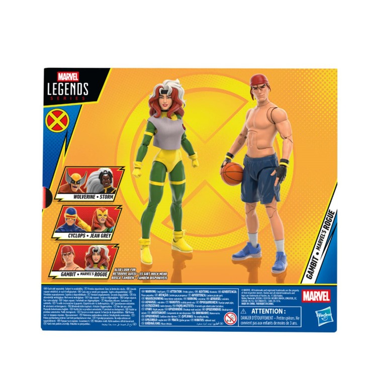 X-Men 97 Marvel Legends Series Gambit and Rogue 6-Inch Action Figures