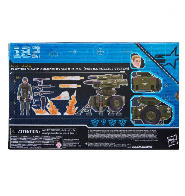 PRE-ORDER for Nov 25 - G.I. Joe Classified Series #182, Clayton “Hawk” Abernathy with M.M.S. (Mobile Missile System)