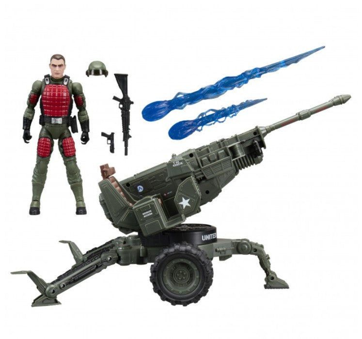 Preorder due Sept 2026 - G.I. Joe Classified Series #213, James "Grand Slam" Barney & H.A.L. Heavy Artillery Laser