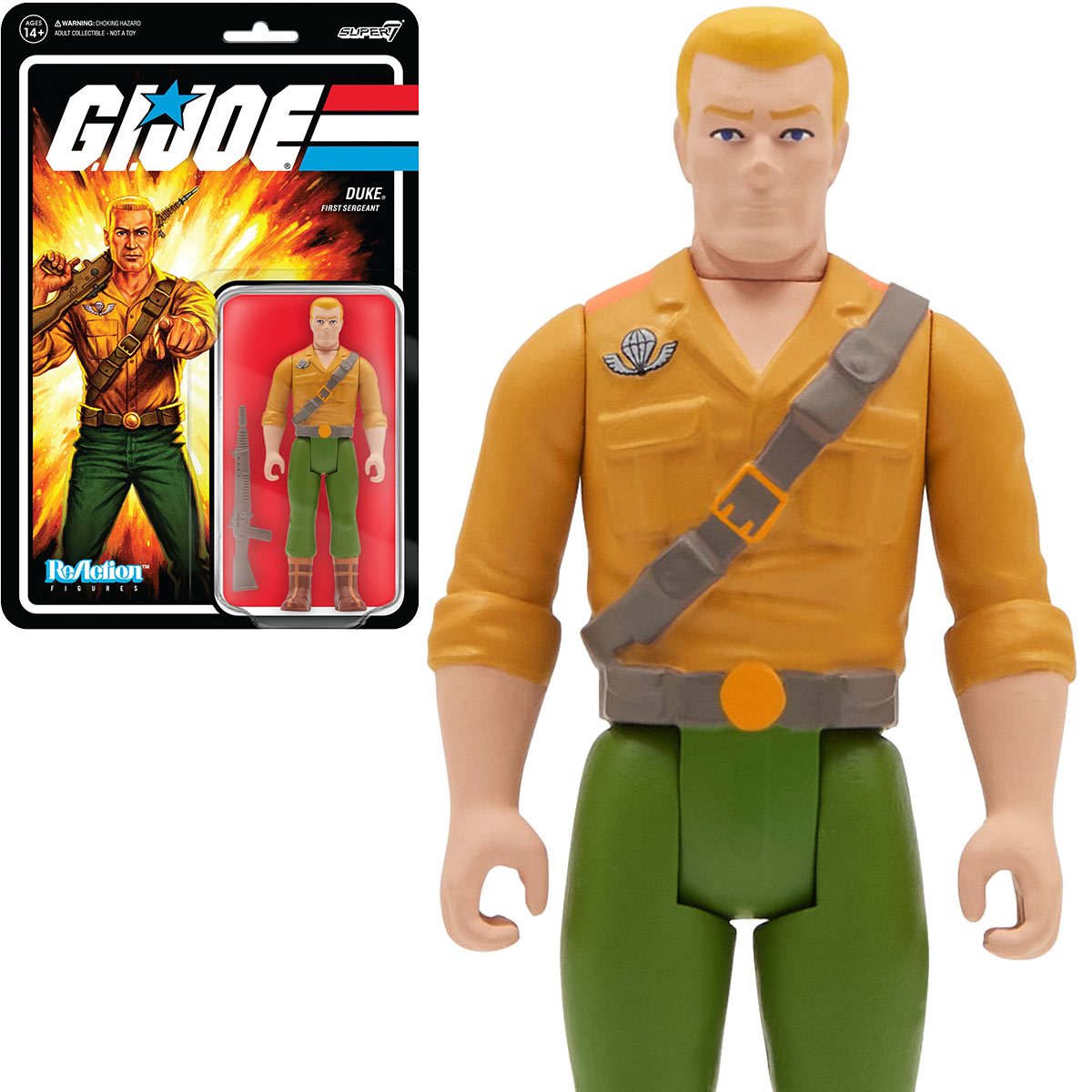 Sale - G.I. Joe Duke 3 3/4-Inch ReAction Figure