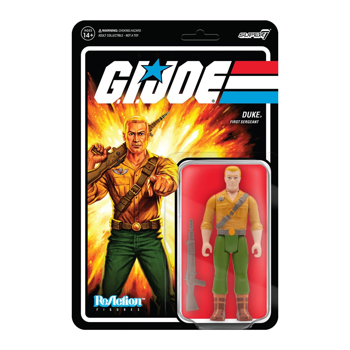 Sale - G.I. Joe Duke 3 3/4-Inch ReAction Figure