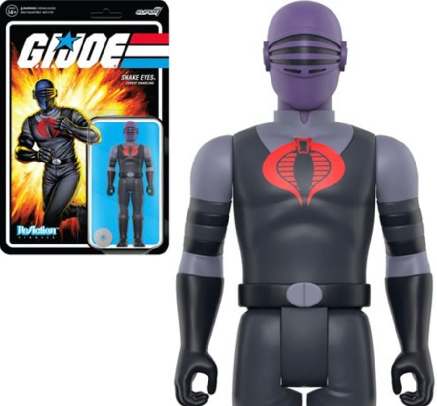 Sale - G.I. Joe Snake Eyes Covert Snakeling 3 3/4-Inch ReAction Figure