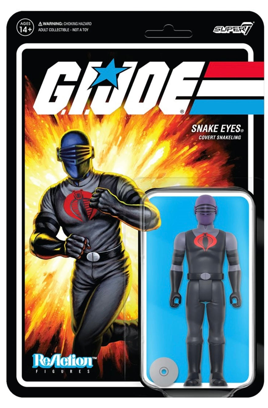Sale - G.I. Joe Snake Eyes Covert Snakeling 3 3/4-Inch ReAction Figure