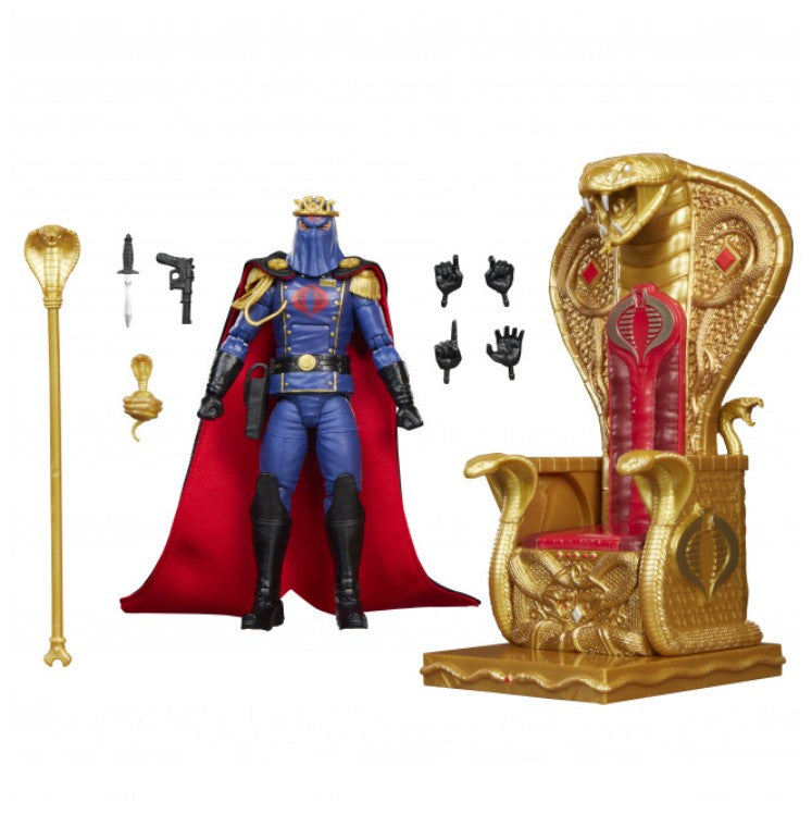 Preorder due Oct 2026 - G.I. Joe Classified Series #221, Cobra Commander in Dress Uniform & Throne