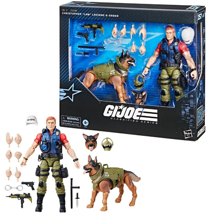 G.I. Joe Classified Series #157 Christopher "Law" Lavigne & Order 6-Inch Action Figure