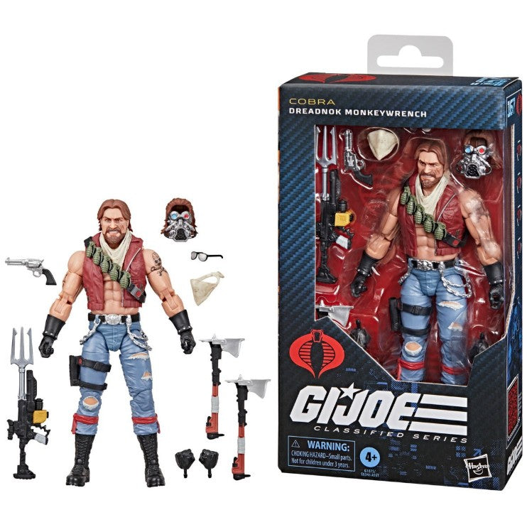 PRE-ORDER for Oct 25 - G.I. Joe Classified Series Dreadnok Monkeywrench 6-Inch Action Figure
