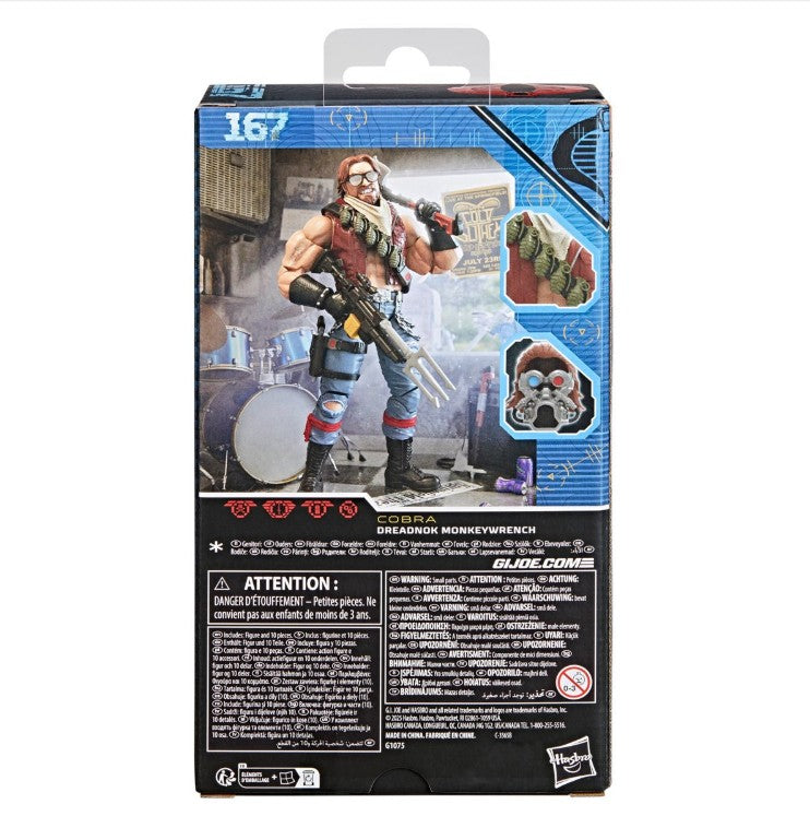 PRE-ORDER for Oct 25 - G.I. Joe Classified Series Dreadnok Monkeywrench 6-Inch Action Figure