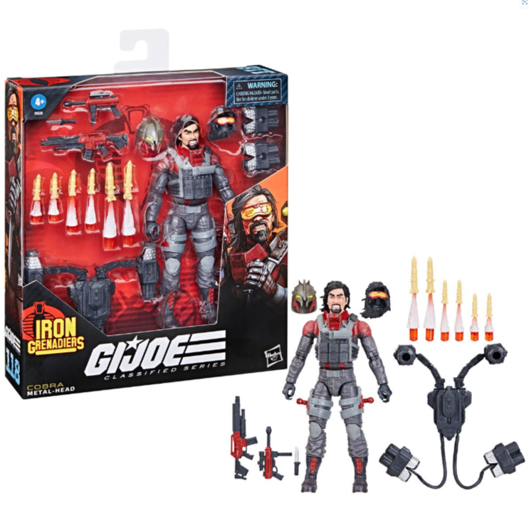 G.I. Joe Classified Series Deluxe Iron Grenadier Metal-Head 6-Inch Action Figure