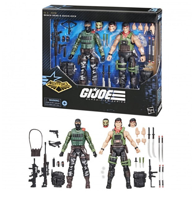 PRE-ORDER for Sep 25 - G.I. Joe Classified Series #164, Night Force Beach Head & Quick Kick