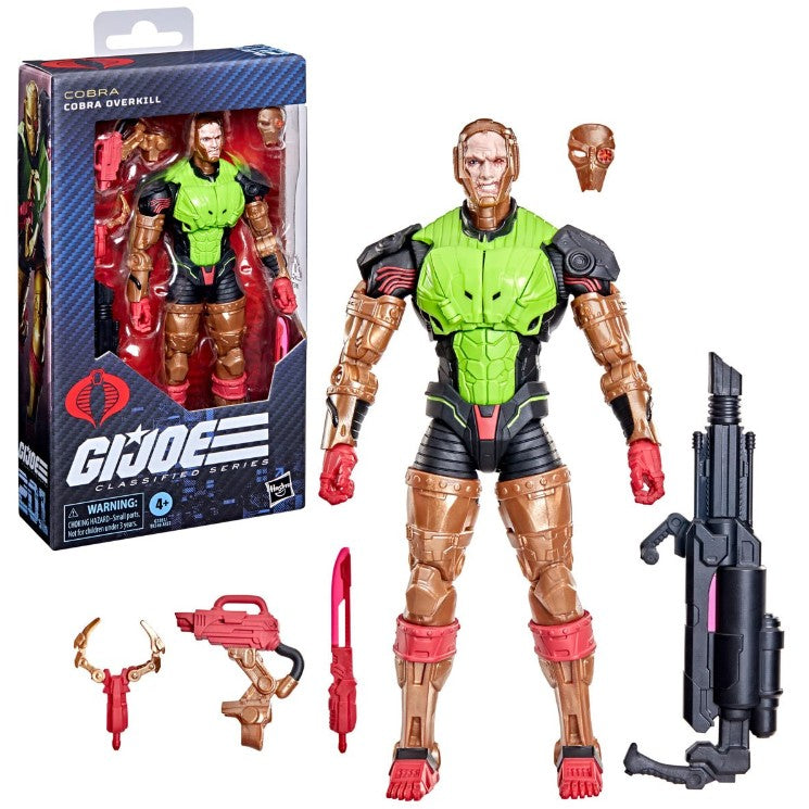 PRE-ORDER for Jul 2026 - G.I. Joe Classified Series #201 Cobra Overkill 6-Inch Action Figure