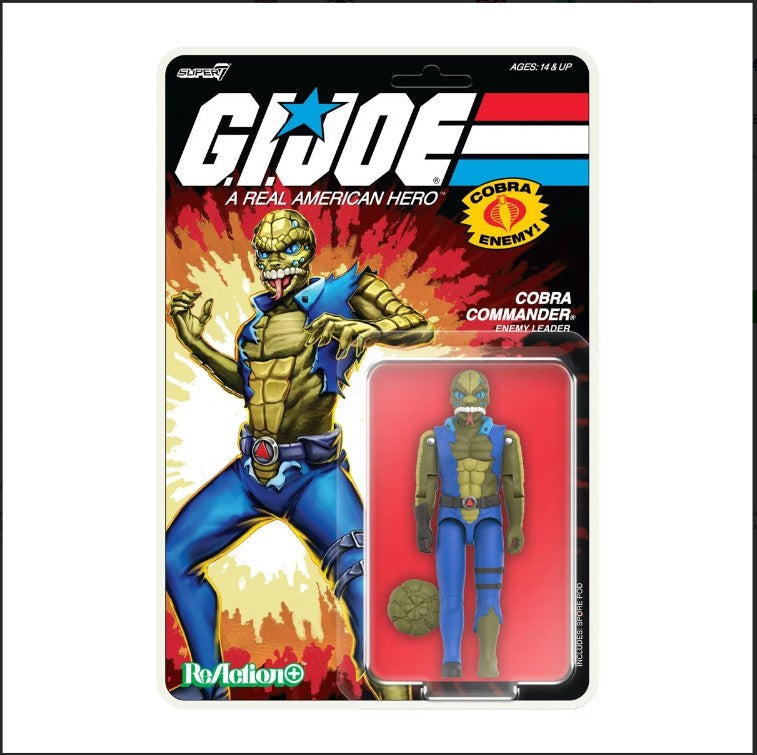 G.I. Joe Cobra Commander (Once a Man) ReAction+ Figure