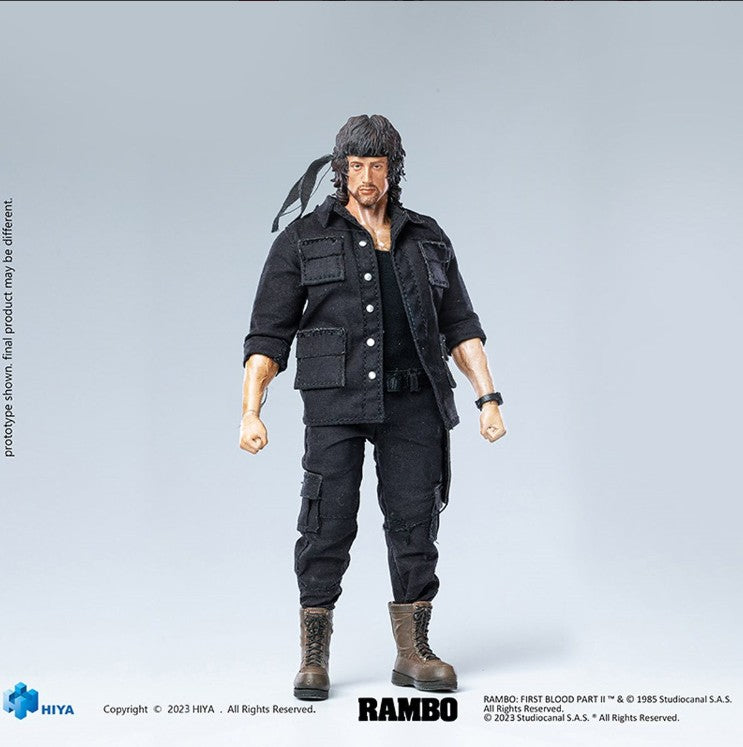Rambo: First Blood Part II Exquisite Super Series John J. Rambo 1:12 Scale Action Figure - Previews Exclusive