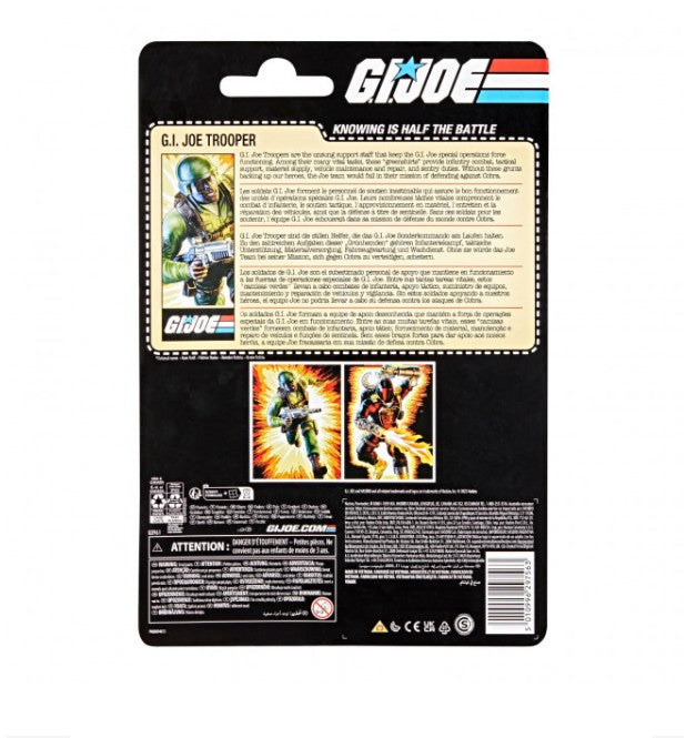 PRE-ORDER for Dec 25 - G.I. Joe Classified Series Retro Cardback G.I. Joe Trooper