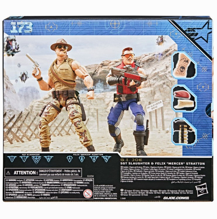 PRE-ORDER for Dec 25 - G.I. Joe Classified Series #173, Sgt Slaughter & Felix "Mercer" Stratton