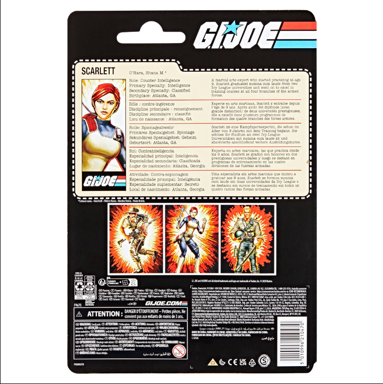 G.I. Joe Classified Series 6-Inch Retro Scarlett Action Figure