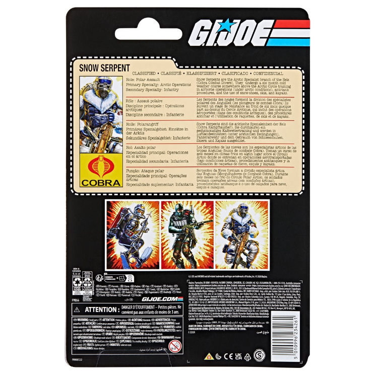 G.I. Joe Classified Series Retro Cardback Snow Serpent 6-Inch Action Figure