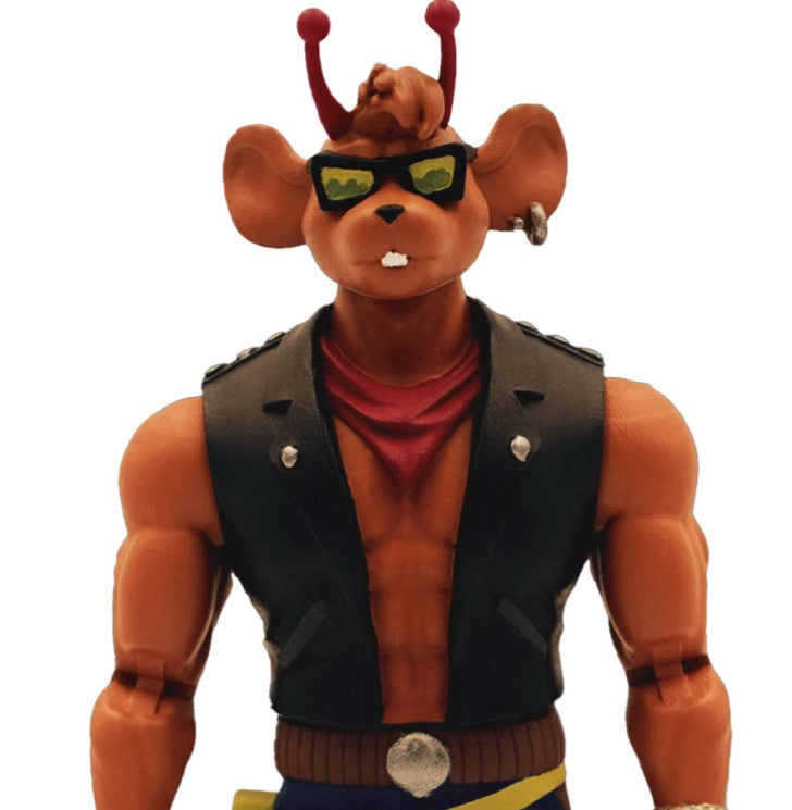 Biker Mice from Mars Throttle 7-Inch Scale Action Figures