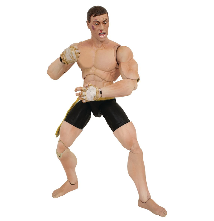 Sold out - Jean-Claude Van Damme Deluxe Action Figure - Imperfections on box