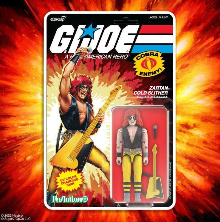 G.I. Joe Zartan (Cold Slither) 3 3/4-Inch ReAction+ Figure