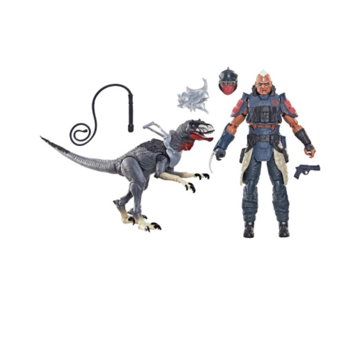 PRE-ORDER for May 2026 - G.I. Joe Classified Series #196, Professor Rottclaw & Cobra Deinonychus