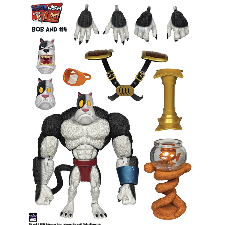 `Sold Out - Coming Mar 25 - Earthworm Jim Bob the Killer Goldfish and #4 Action Figure
