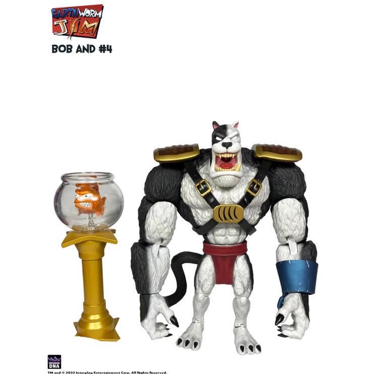 `Sold Out - Coming Mar 25 - Earthworm Jim Bob the Killer Goldfish and #4 Action Figure
