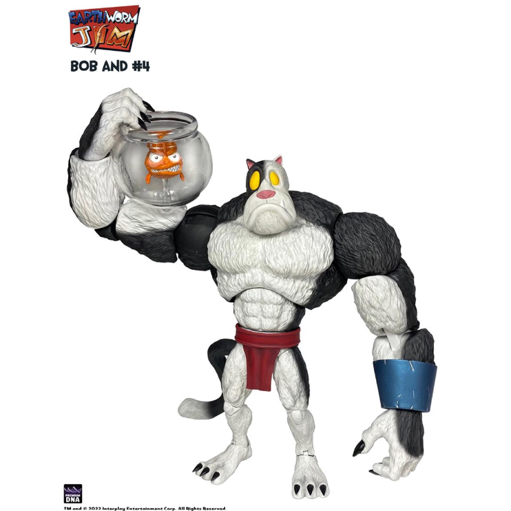 `Sold Out - Coming Mar 25 - Earthworm Jim Bob the Killer Goldfish and #4 Action Figure