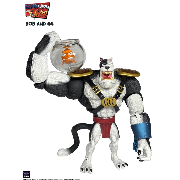 `Sold Out - Coming Mar 25 - Earthworm Jim Bob the Killer Goldfish and #4 Action Figure