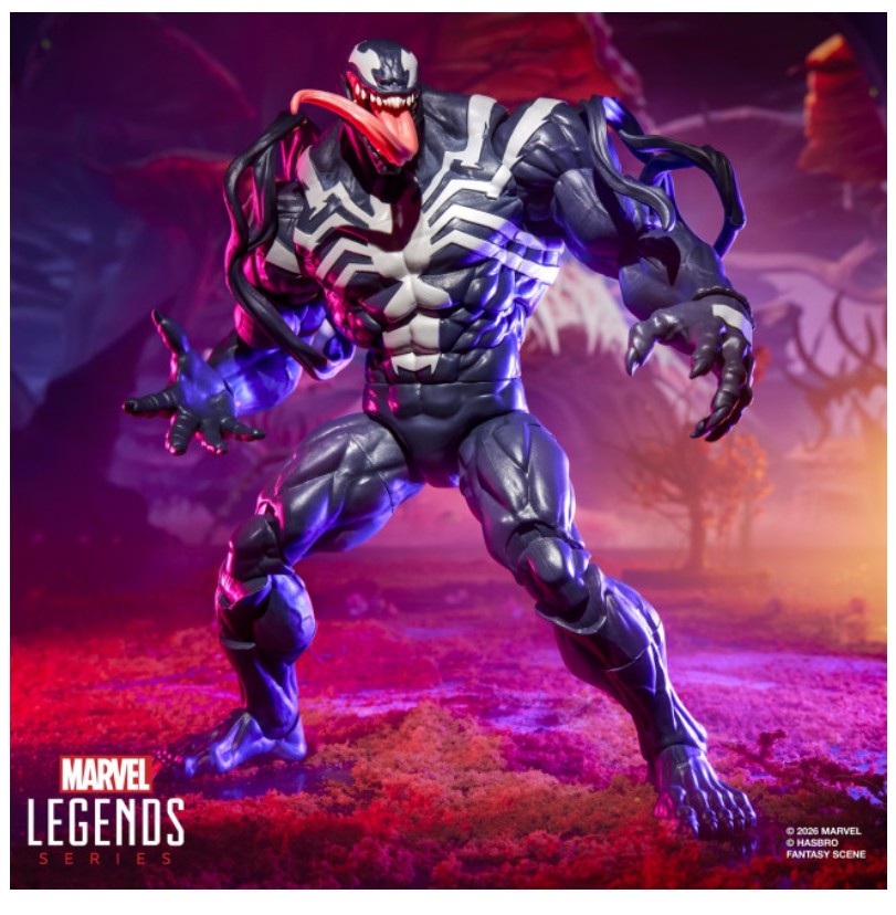 Pre-order for Aug 2026 - Marvel Legends Series Marvel Rivals Venom & Jeff the Land Shark