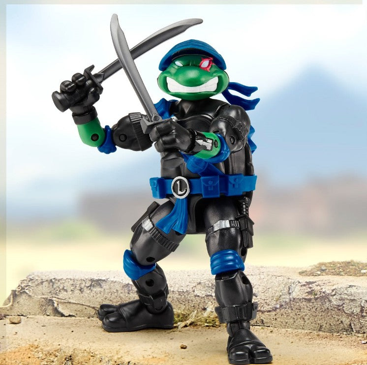Teenage Mutant Ninja Turtles x G.I. Joe Leonardo x Snake Eyes Action Figure