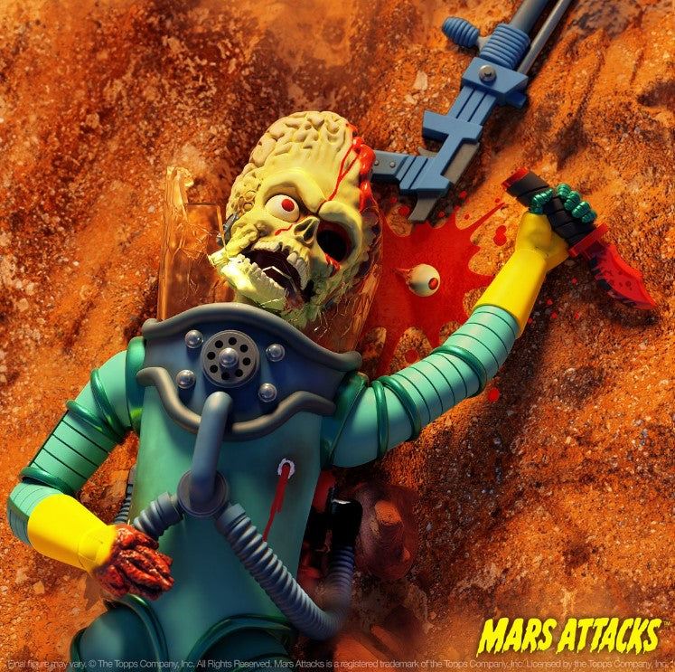 Mars Attacks! Ultimates Martian (Smashing the Enemy) 7-Inch Scale Action Figure