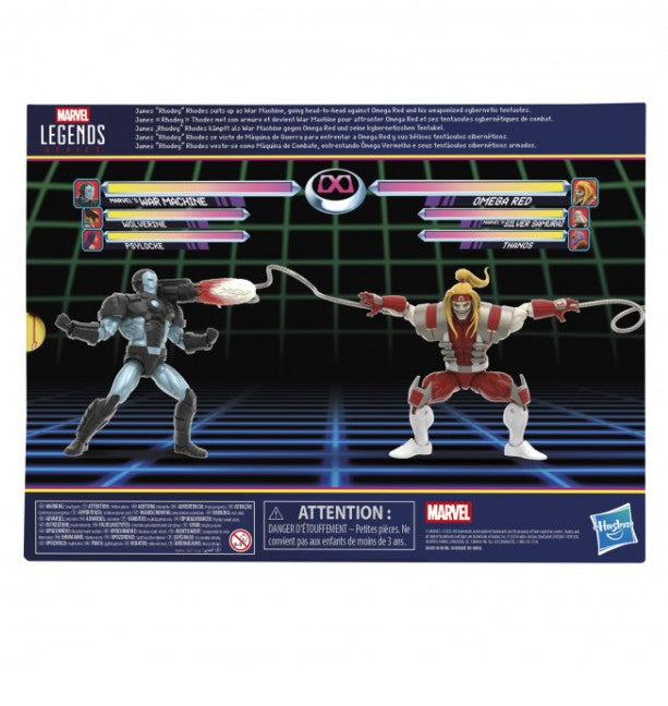 Marvel Legends Series Gamerverse Marvel's War Machine vs Marvel's Omega Red