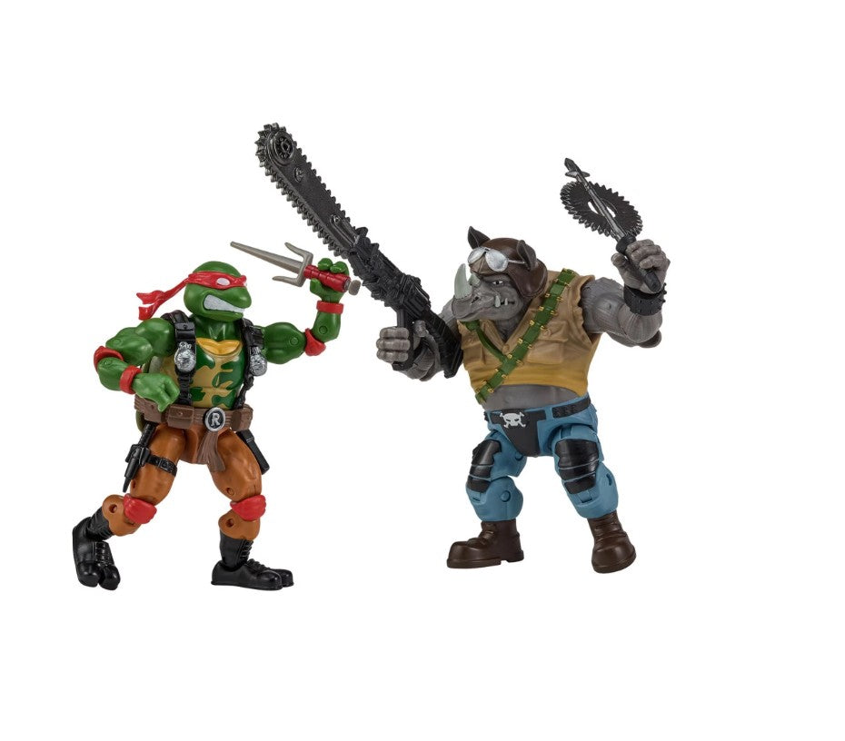 Teenage Mutant Ninja Turtles x G.I. Joe Raphael x Roadblock vs Rocksteady x Buzzer