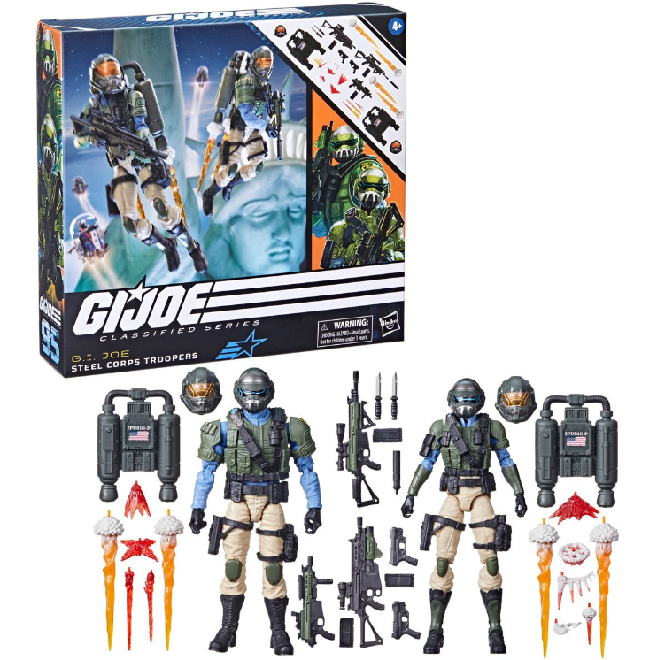 G.I. Joe Classified Series Steel Corps Troopers Figures Set