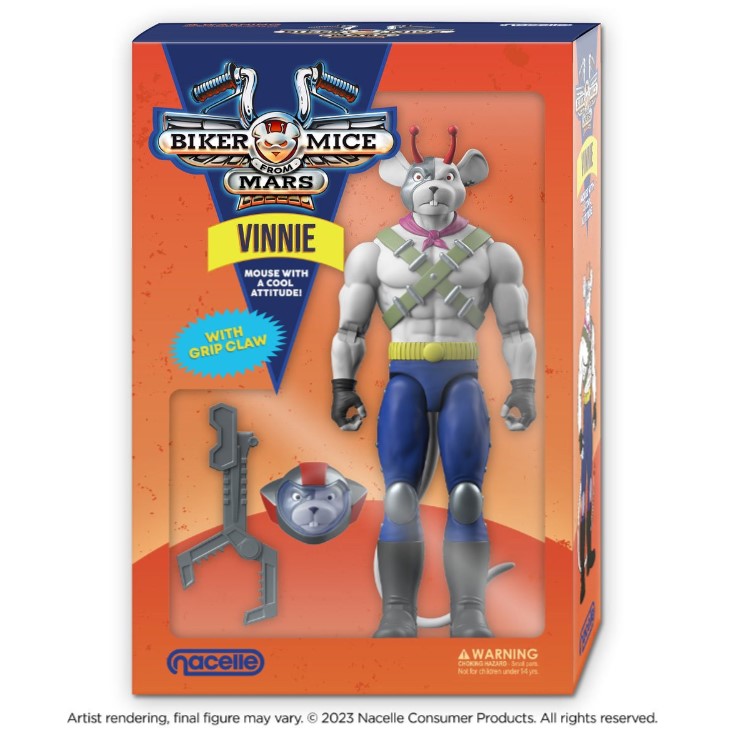 Biker Mice from Mars Vinnie 7-Inch Scale Action Figures
