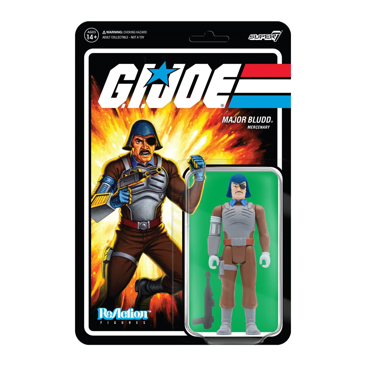 Sale - G.I. Joe Major Bludd 3 3/4-Inch ReAction Figure