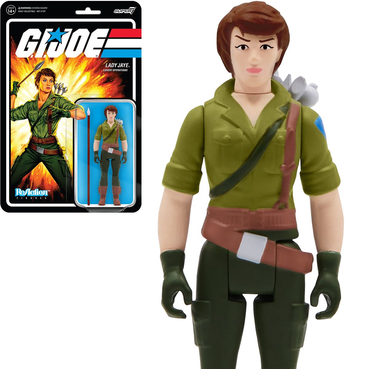 Sale - G.I. Joe Lady Jay ReAction Figure